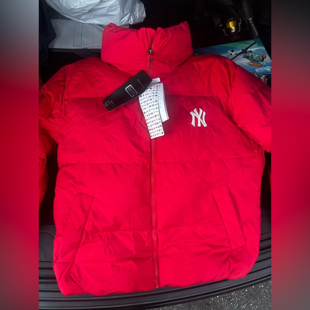 MLB Red Puffer Jacket